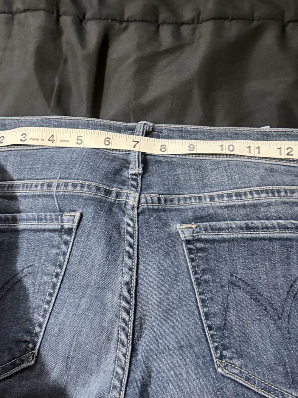 MOTHER Dark Blue Flare Jeans petite - Picture 10 of 12